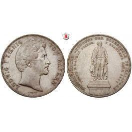 Bayern, Königreich, Ludwig I., Geschichtsdoppeltaler 1843, vz+