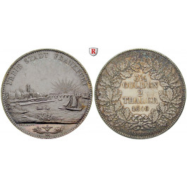 Frankfurt, Stadt, Vereinsdoppeltaler 1840, f.st