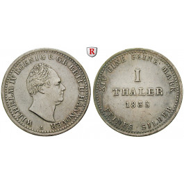 Braunschweig, Königreich Hannover, Wilhelm IV., Taler 1835, ss+
