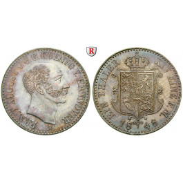 Braunschweig, Königreich Hannover, Ernst August, Taler 1848, f.st