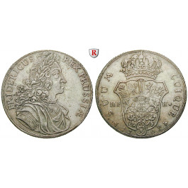 Brandenburg-Preussen, Königreich Preussen, Friedrich I., 2/3 Taler 1709, ss+