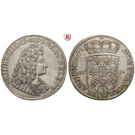 Brandenburg-Preussen, Kurfürstentum Brandenburg, Friedrich III., 2/3 Taler 1693, f.vz