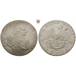 Brandenburg-Preussen, Königreich Preussen, Friedrich Wilhelm II., Reichstaler 1786, vz