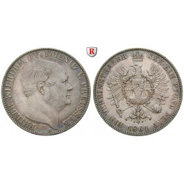 Brandenburg-Preussen, Königreich Preussen, Friedrich Wilhelm IV., Vereinstaler 1861, st
