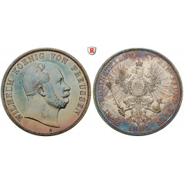 Brandenburg-Preussen, Königreich Preussen, Wilhelm I., Doppeltaler 1865, st