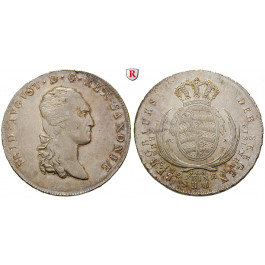 Sachsen, Königreich Sachsen, Friedrich August I., Konventionstaler 1812, vz-st/st