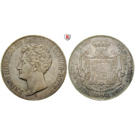 Sachsen, Sachsen-Coburg-Gotha, Ernst I., Doppeltaler 1841, f.st