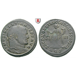 Römische Kaiserzeit, Diocletianus, Follis 302-303, ss