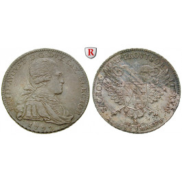 Sachsen, Albertinische Linie, Friedrich August III., 1/4 Konventionstaler 1792, st