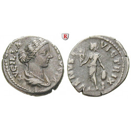 Römische Kaiserzeit, Lucilla, Frau des Lucius Verus, Denar nach 164 n.Chr., ss