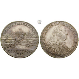 Regensburg, Stadt, Konventionstaler 1756, vz+