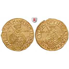 Sachsen, Albertinische Linie, Johann Georg I., Dukat 1617, f.st