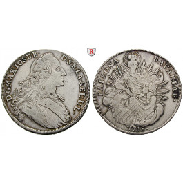 Bayern, Herzogtum, Maximilian III. Joseph, Madonnentaler 1768, ss