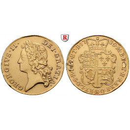 Grossbritannien, George II., 2 Guineas 1739, ss