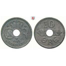 Dänemark, Christian X., 10 Öre 1943, vz
