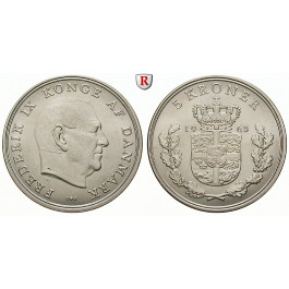 Dänemark, Frederik IX., 5 Kroner 1965, st