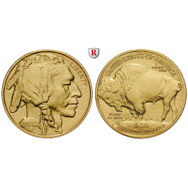 USA, 50 Dollars seit 2006, 31,1 g fein, st