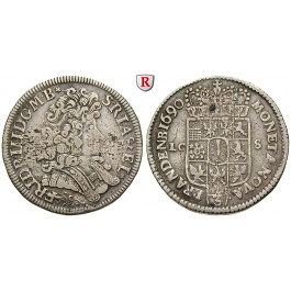 Brandenburg-Preussen, Kurfürstentum Brandenburg, Friedrich III., 1/3 Taler 1690, ss