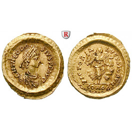 Römische Kaiserzeit, Theodosius II., Tremissis 408-419, f.vz