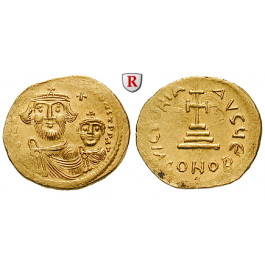 Byzanz, Heraclius und Heraclius Constantinus, Solidus 616-625, vz