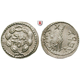 Judaea - Bar Kochba-Aufstand, Denar 134-135 (Jahr 3), vz