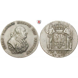 Brandenburg-Preussen, Königreich Preussen, Friedrich Wilhelm II., Taler 1792, ss+