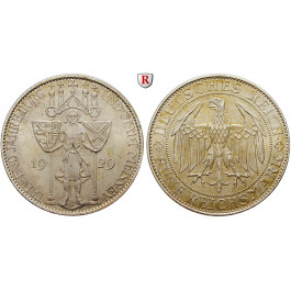 Weimarer Republik, 5 Reichsmark 1929, Meißen, E, f.st, J. 339