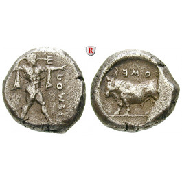Italien-Lukanien, Poseidonia, Stater 480-400 v.Chr., ss