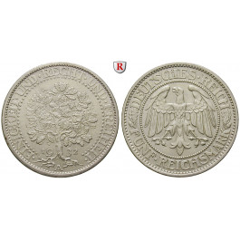 Weimarer Republik, 5 Reichsmark 1932, Eichbaum, A, vz, J. 331