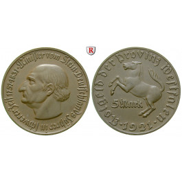 Nebengebiete, Westfalen, 5 Mark 1921, vom Stein, st, J. N12