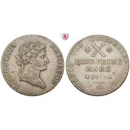 Westfalen, Königreich, Hieronymus Napoleon, Konventionstaler 1812, ss