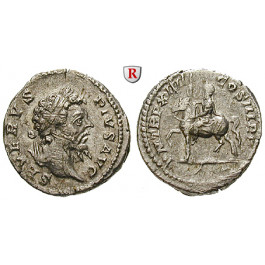 Römische Kaiserzeit, Septimius Severus, Denar 206, ss