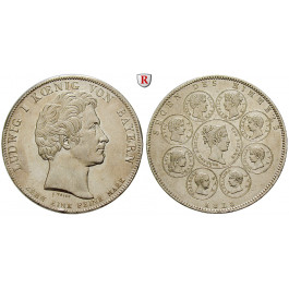Bayern, Königreich, Ludwig I., Geschichtstaler 1828, vz+