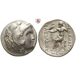 Makedonien, Königreich, Alexander III. der Grosse, Tetradrachme 280-200 v.Chr., ss-vz
