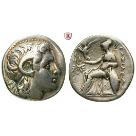 Thrakien, Königreich, Lysimachos, Drachme 294-287 v.Chr., ss