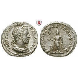 Römische Kaiserzeit, Elagabal, Denar 218-222, ss+
