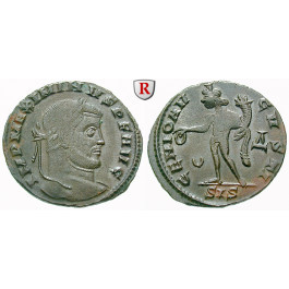Römische Kaiserzeit, Maximinus II., Follis 309-313, ss+