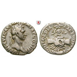 Römische Kaiserzeit, Nerva, Denar 97, ss