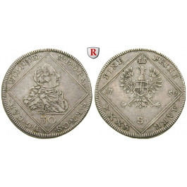 Brandenburg in Franken, Brandenburg-Ansbach, Karl Wilhelm Friedrich, 30 Kreuzer 1754, ss