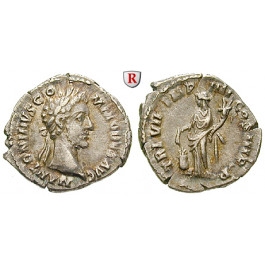 Römische Kaiserzeit, Commodus, Denar 181-182, ss