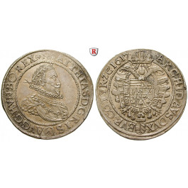 Römisch Deutsches Reich, Matthias II., Taler 1617, ss-vz
