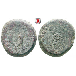 Judaea - Hasmonäer, Mattathias Antigonos, Bronze 40-37 v.Chr., ss