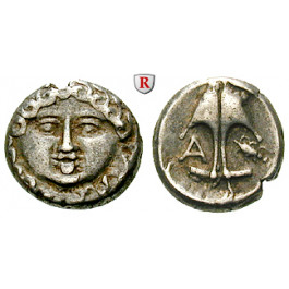 Thrakien-Donaugebiet, Apollonia Pontika, Diobol nach 400 v.Chr., ss