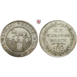 Anhalt, Anhalt-Bernburg, Friedrich Albrecht, 1/2 Taler 1793, vz-st