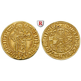Brandenburg in Franken, Brandenburg-Franken, Kasimir und Georg, Goldgulden 1516, vz