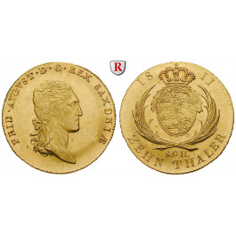 Sachsen, Königreich Sachsen, Friedrich August I., 10 Taler 1811, st