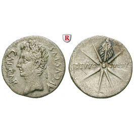 Römische Kaiserzeit, Augustus, Denar 19/18 v.Chr., ss