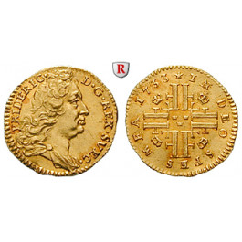 Schweden, Frederik I., 1/4 Dukat 1733, st