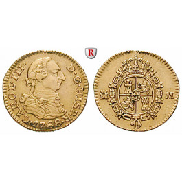 Spanien, Carlos III., 1/2 Escudo 1788, ss+