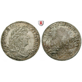 Brandenburg-Preussen, Kurfürstentum Brandenburg, Friedrich Wilhelm, Silberabschlag 1677, ss